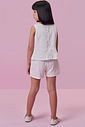 Conjunto de bata e shorts em tricoline textura listrada 100% algodão 99655 Kukiê Infantil Menina Conjunto de bata e shorts em tricoline textura listrada 100% algodão 99655 Kukiê Infantil Menina