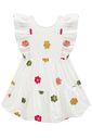 Vestido em viscose bordado 96581 Infanti Infantil Menina Vestido em viscose bordado 96581 Infanti Infantil Menina