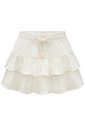 Saia em sarja com elastano. Com shorts embutido 95407 Infanti Infantil Menina