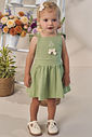 Vestbody em linho com elastano 98086 Infanti Bebê Menina Vestbody em linho com elastano 98086 Infanti Bebê Menina