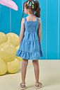 Vestido em linho santorine 95902 Kukiê Infantil Menina Vestido em linho santorine 95902 Kukiê Infantil Menina