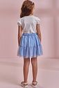 Conjunto de blusa em cotton e saia em tule com elastano (com shorts embutido) 96787 Kukiê Infantil Menina Conjunto de blusa em cotton e saia em tule com elastano (com shorts embutido) 96787 Kukiê Infantil Menina