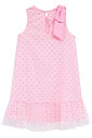 Vestido em tule glitter estrelas 96563 Kukiê Infantil Menina