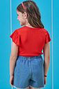 Blusa em canelado de viscose 98075 Kukiê Infantil Menina Blusa em canelado de viscose 98075 Kukiê Infantil Menina