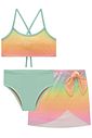 Trio de biquíni e saída de praia em malha UV50 92968 Vic Teen Menina Trio de biquíni e saída de praia em malha UV50 92968 Vic Teen Menina