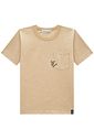 Camiseta em malha mesclada 95653 LucBoo Infantil Menino