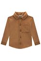 Camisa em tecido twill com elastano 89775 LucBoo Bebê Menino Camisa em tecido twill com elastano 89775 LucBoo Bebê Menino