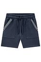 Bermuda em malha denim com elastano 94854 Johnny Fox Teen Menino