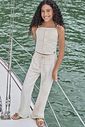 Conjunto de top e calça em linho santorini 99457 Lilimoon Teen Menina Conjunto de top e calça em linho santorini 99457 Lilimoon Teen Menina