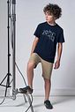 Bermuda em sarja stretch 96062 Johnny Fox Teen Menino Bermuda em sarja stretch 96062 Johnny Fox Teen Menino