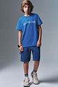 Camiseta em meia malha 96651 Johnny Fox Teen Menino Camiseta em meia malha 96651 Johnny Fox Teen Menino