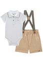 Conjunto de body polo em piquet com elastano e bermuda em sarja girassol com elastano 97342 LucBoo Bebê Menino Conjunto de body polo em piquet com elastano e bermuda em sarja girassol com elastano 97342 LucBoo Bebê Menino