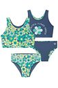 Conjunto de biquíni reversível em malha UV Dry com proteção UV 50+ 92880 Lilimoon Teen Menina Conjunto de biquíni reversível em malha UV Dry com proteção UV 50+ 92880 Lilimoon Teen Menina