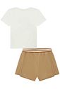 Conjunto de blusa em cotton e shorts em molevisco 95904 Lilimoon Teen Menina