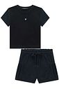 Conjunto de blusa em meia malha e shorts em laise capadocia 96295 Lilimoon Teen Menina Conjunto de blusa em meia malha e shorts em laise capadocia 96295 Lilimoon Teen Menina