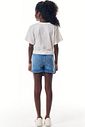 Conjunto de blusa em meia malha e short saia em jeans arkansas 92653 Lilimoon Teen Menina
