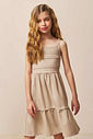 Vestido em linho blend 94416 Vic Teen Menina Vestido em linho blend 94416 Vic Teen Menina