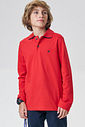 Camisa polo em piquet com elastano 89372 Johnny Fox Teen Menino Camisa polo em piquet com elastano 89372 Johnny Fox Teen Menino