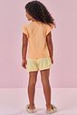Conjunto de pijama de blusa em flamê e shorts em meia malha 88747 Kukiê Infantil Menina Conjunto de pijama de blusa em flamê e shorts em meia malha 88747 Kukiê Infantil Menina