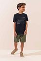 Bermuda em nylon hidronatic supersoft premium com elastano 97061 LucBoo Infantil Menino