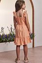 Vestido em linho santorine com elastano 98614 Infanti Infantil Menina Vestido em linho santorine com elastano 98614 Infanti Infantil Menina