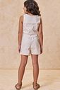 Conjunto de colete e short saia em sarja com elastano 95220 Lilimoon Teen Menina