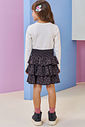 Conjunto de blusa boxy em cotton e saia em light peach. Com shorts embutido 92551 Infanti Infantil Menina