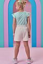Conjunto de blusa em meia malha e shorts em moletom linho sem pelúcia 98380 Kukiê Infantil Menina Conjunto de blusa em meia malha e shorts em moletom linho sem pelúcia 98380 Kukiê Infantil Menina
