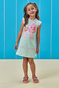 Vestido em molecotton 95575 Kukiê Infantil Menina Vestido em molecotton 95575 Kukiê Infantil Menina