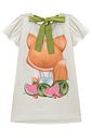 Vestido em malha fresh 93225 Infanti Infantil Menina