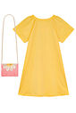 Vestido em meia malha. Acompanha bolsa 94786 Kukiê Infantil Menina Vestido em meia malha. Acompanha bolsa 94786 Kukiê Infantil Menina