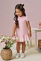 Vestido em suedine 94655 Infanti Infantil Menina