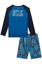 Conjunto camiseta em malha uv dry com proteção UV50+ e bermuda em nylon ergonomic com elas 93379 Johnny Fox Teen Menino