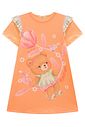 Vestido em malha fresh 97981 Kukiê Infantil Menina