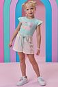 Conjunto de blusa em meia malha e shorts em moletom linho sem pelúcia 98380 Kukiê Infantil Menina Conjunto de blusa em meia malha e shorts em moletom linho sem pelúcia 98380 Kukiê Infantil Menina