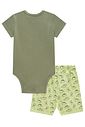 Conjunto de body em cotton com elastano e bermuda em moletom sem pelúcia 99057 LucBoo Bebê Menino Conjunto de body em cotton com elastano e bermuda em moletom sem pelúcia 99057 LucBoo Bebê Menino