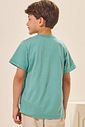 Camiseta em meia malha 96300 LucBoo Infantil Menino Camiseta em meia malha 96300 LucBoo Infantil Menino