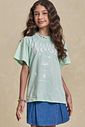Camiseta over em meia malha 95062 Lilimoon Teen Menina Camiseta over em meia malha 95062 Lilimoon Teen Menina