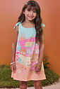 Vestido em malha fresh 98540 Kukiê Infantil Menina