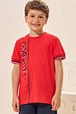 Camiseta em meia malha 96292 LucBoo Infantil Menino Camiseta em meia malha 96292 LucBoo Infantil Menino