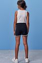 Conjunto de regata em canelado liz e shorts em moletom sem pelúcia 98254 Vic Teen Menina Conjunto de regata em canelado liz e shorts em moletom sem pelúcia 98254 Vic Teen Menina