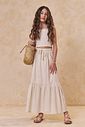 Conjunto de top e saia midi em linho deluxe 95513 Lilimoon Teen Menina Conjunto de top e saia midi em linho deluxe 95513 Lilimoon Teen Menina