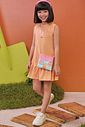 Vestido em canelado. (Acompanha bolsa) 98969 Kukiê Infantil Menina Vestido em canelado. (Acompanha bolsa) 98969 Kukiê Infantil Menina