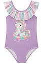 Maiô em malha UV dry com proteção UV 50+ 98413 Infanti Infantil Menina