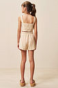 Conjunto de regata e shorts em malha resort 94407 Vic Teen Menina Conjunto de regata e shorts em malha resort 94407 Vic Teen Menina