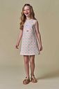 Vestido em fly tech 94488 Infanti Infantil Menina Vestido em fly tech 94488 Infanti Infantil Menina