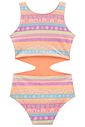 Maiô reversível em malha UV dry com proteção UV 50+ 95925 Infanti Infantil Menina Maiô reversível em malha UV dry com proteção UV 50+ 95925 Infanti Infantil Menina