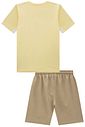 Conjunto de camiseta em meia malha e bermuda em cotton jeans com elastano 98694 Johnny Fox Teen Menino Conjunto de camiseta em meia malha e bermuda em cotton jeans com elastano 98694 Johnny Fox Teen Menino