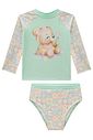 Conjunto de blusa e calcinha em malha UV dry com proteção UV 50+ 93187 Infanti Bebê Menina Conjunto de blusa e calcinha em malha UV dry com proteção UV 50+ 93187 Infanti Bebê Menina