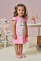 Vestido em malha power 94514 Infanti Bebê Menina
